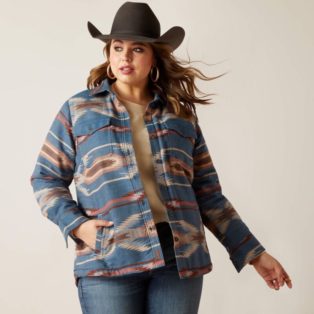 Ariat Blue Multi-Color Utility Jacket - Picture 3 of 15